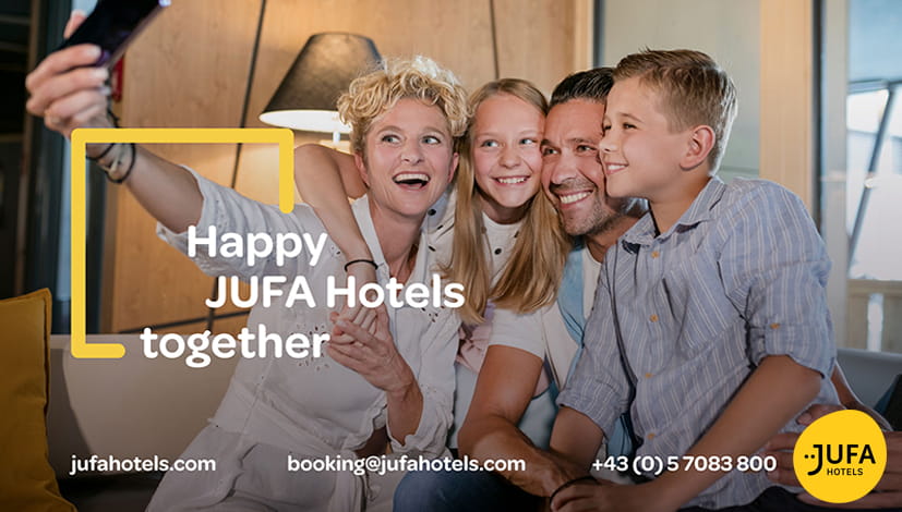 Jetzt Familienurlaub in den JUFA-Hotels buchen!