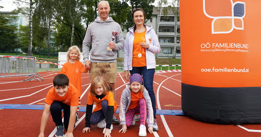 400 Kinder beim 5. Familienbund-Kids-Run!