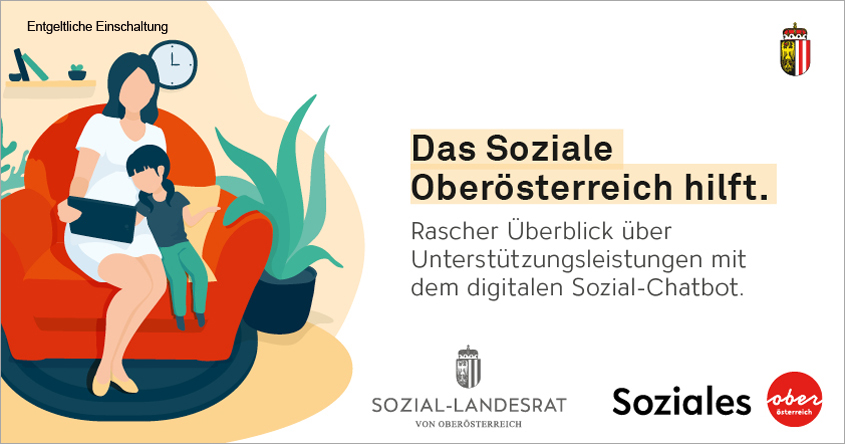 Das Soziale Oberösterreich hilft.