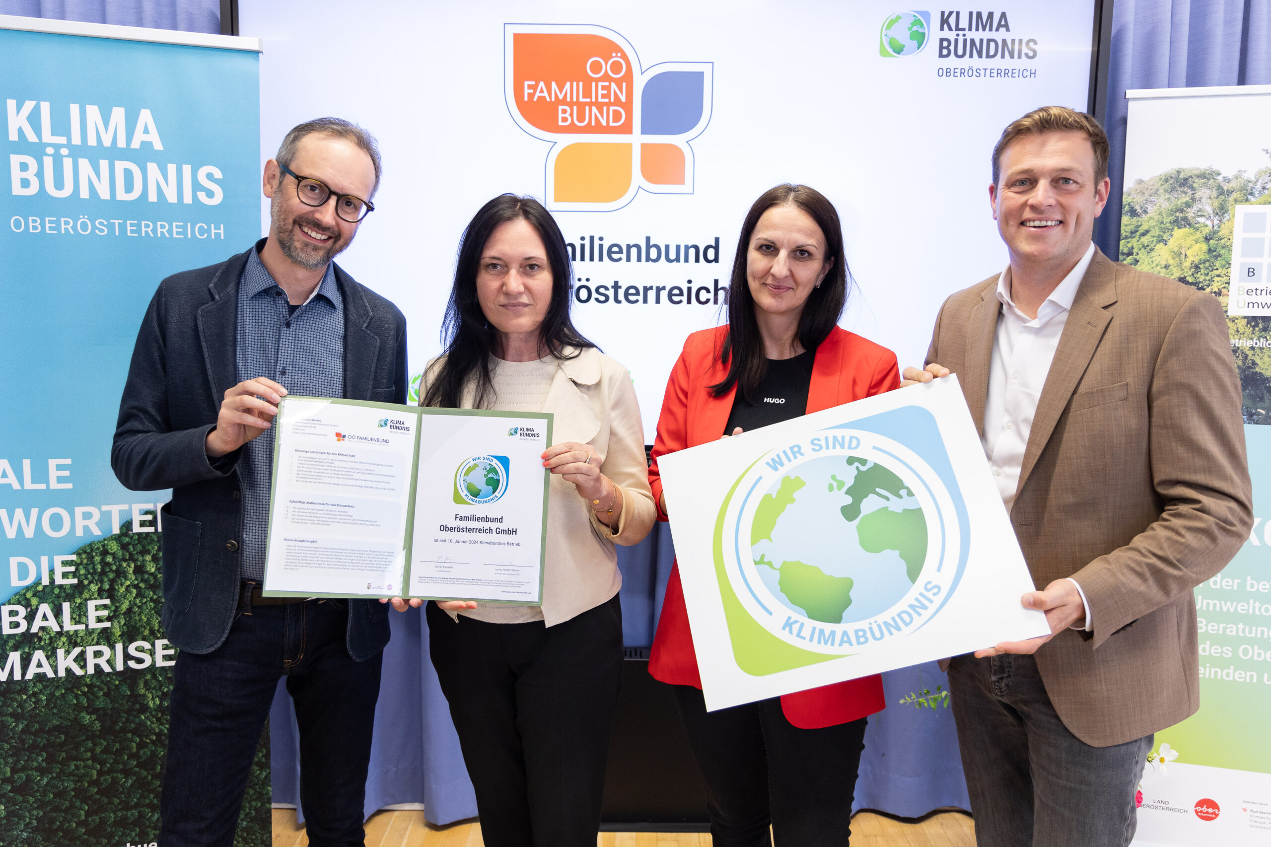 Norbert Rainer, Ana Aigner, Mirela Karac und Stefan Kaineder