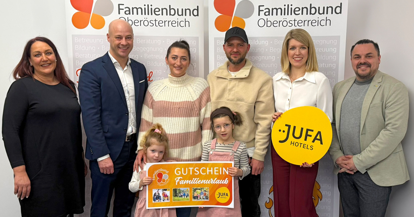 Gewinnerfamilie Mitgliederaktion