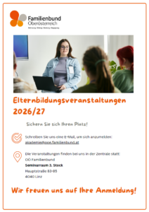 Elternbildungsveranstaltungen 2025/26