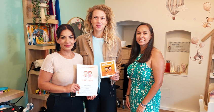 Kinder willkommen bei Ellas Kids Cut