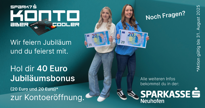 Sparkasse Neuhofen - wo Menschen einander begegnen.