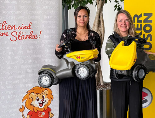 Große Freude über neue Rutschautos
