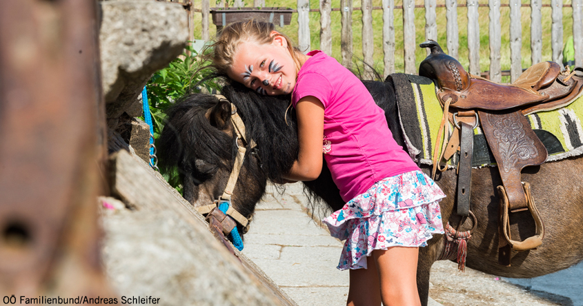 Kind mit Pony