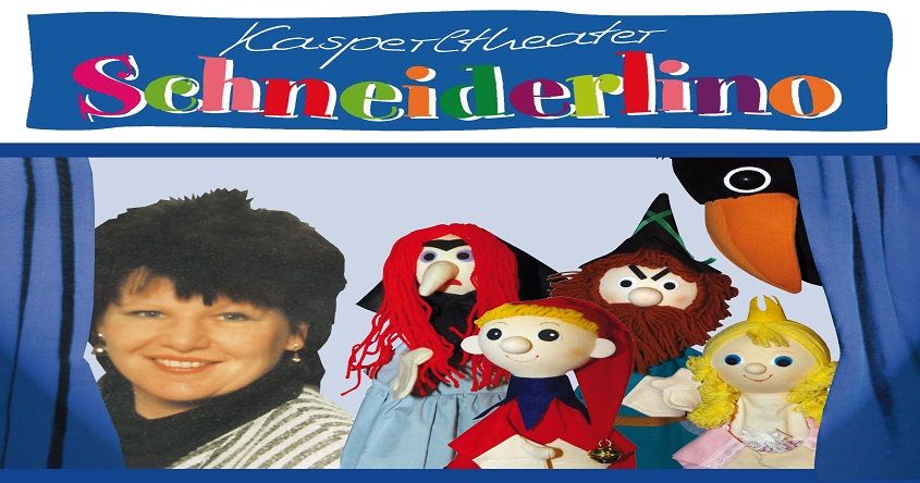 Kasperlbild bmit Christa Schneider vom Kasperltheater Schneiderlino