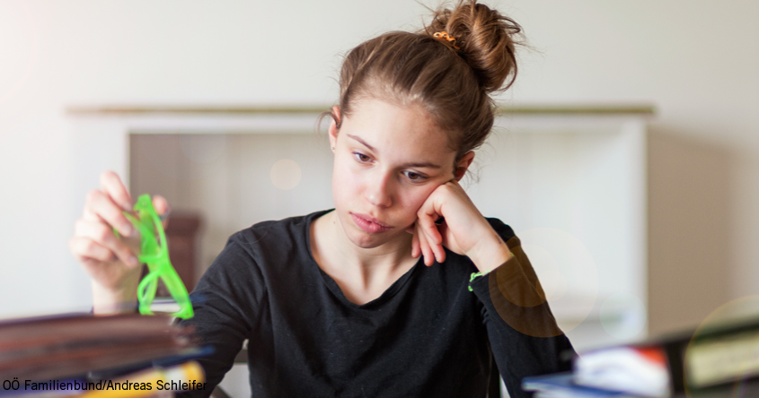 gelangeweilter Teenager