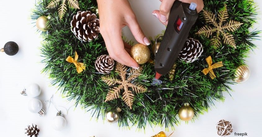 Adventkranz binden freepik