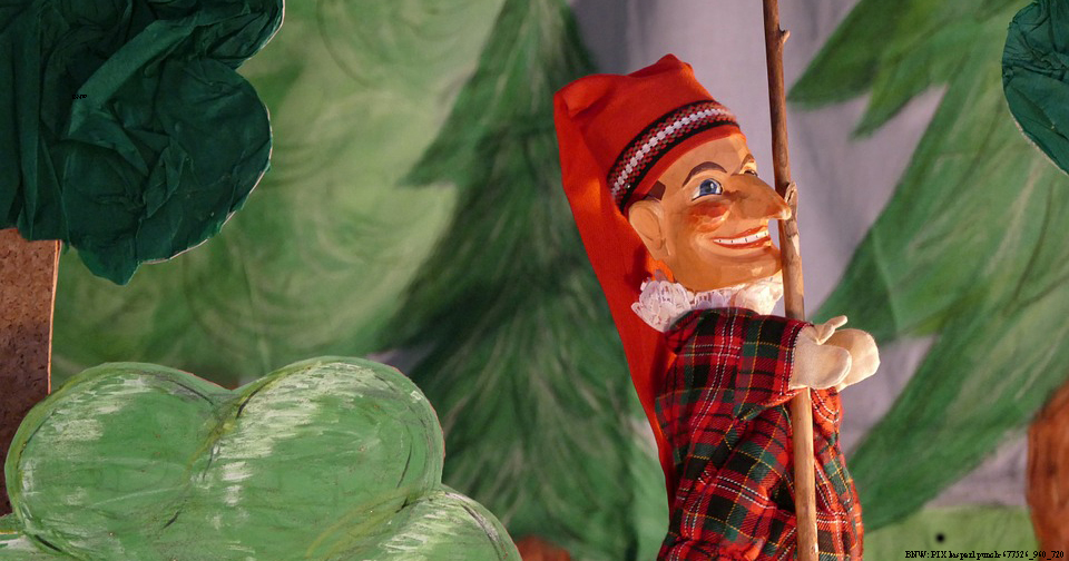 Kasperl kommt zu Weihnachtsbesuch