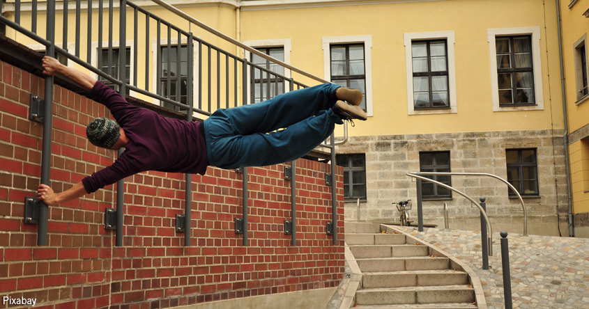 Parkour Freerunning Handstand