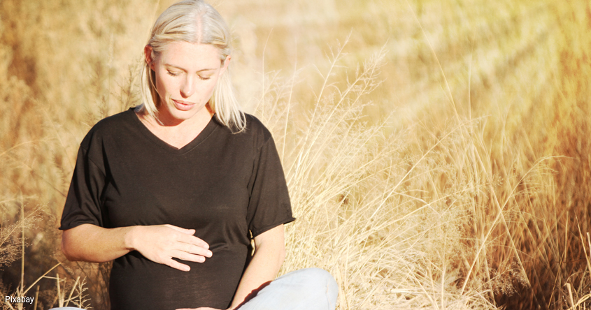 Frau schwanger
