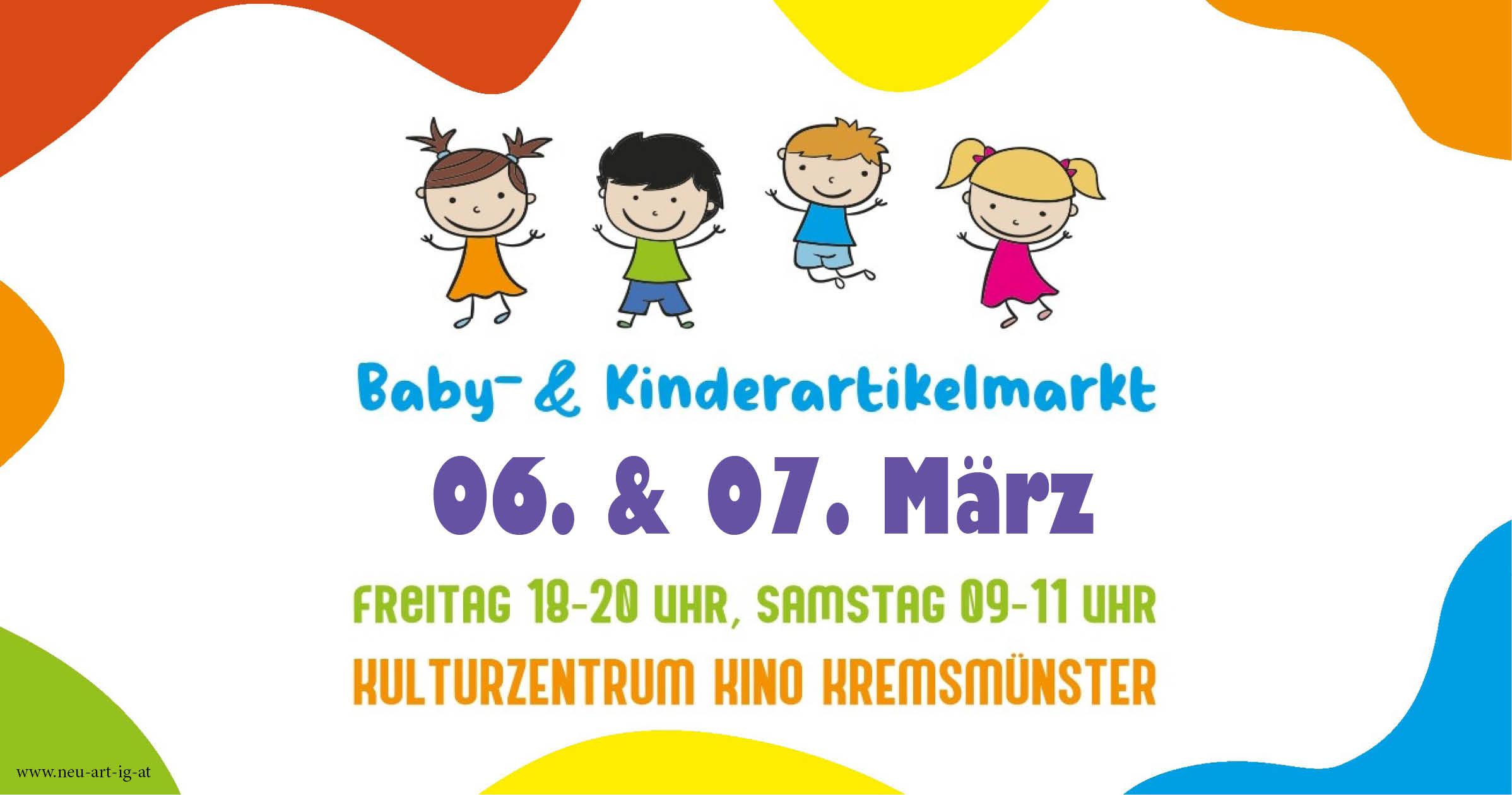 Flyer für Kinderartikelmarkt