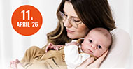 Mutter mit Baby im Arm