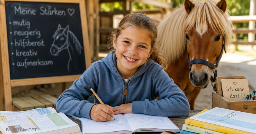Kind mit Pony