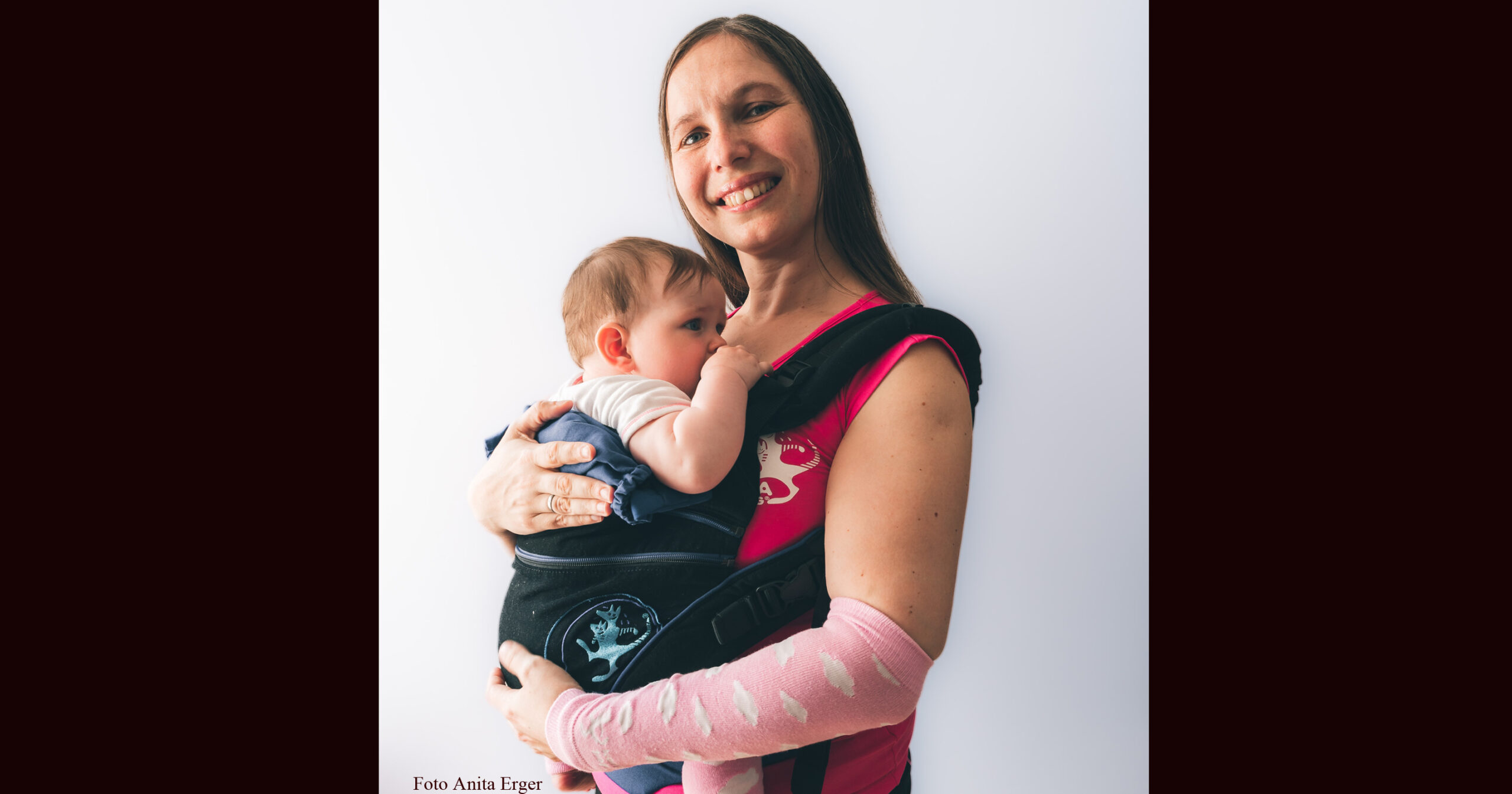 Frau mit Baby
